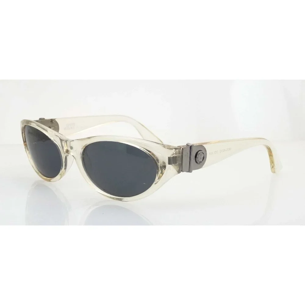 NEW Vintage VERSACE (Authentic) Mod. 407G-924 Sunglasses, Clear Acrylic frames.